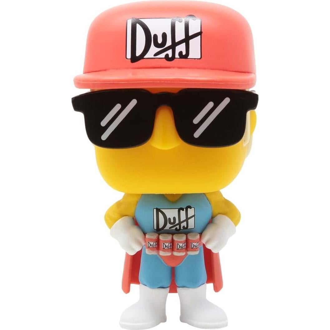 Figura Duffman Funko Pop! Los Simpsons 9.53 cm con Protector