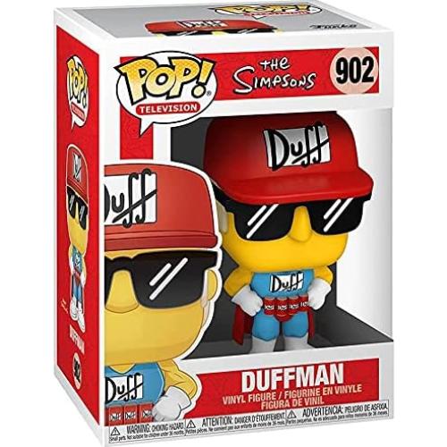 Figura Duffman Funko Pop! Los Simpsons 9.53 cm con Protector