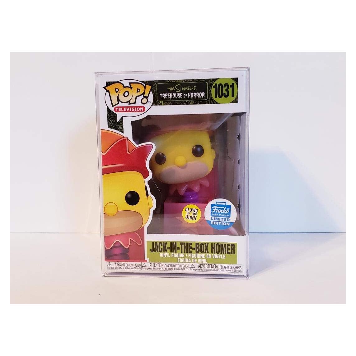 Funko POP! Jack-in-The-Box Homer Brilla en la Oscuridad