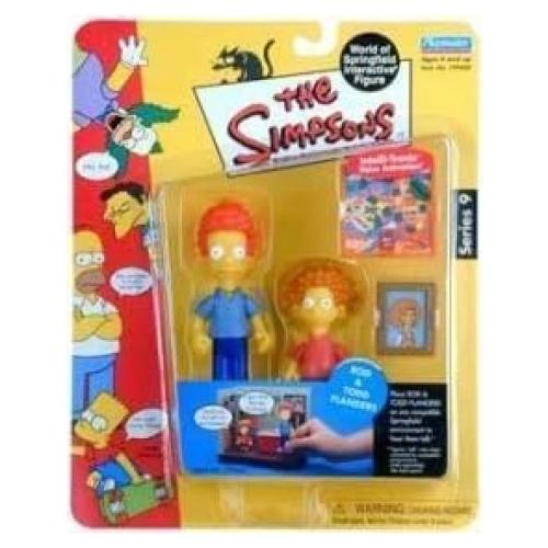 Figura Interactiva Rod & Todd Flanders - Los Simpson - 7.62 a 12.7 cm