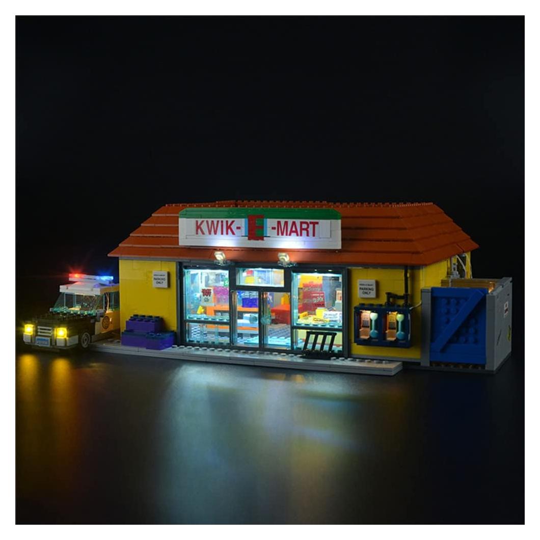 Kit de Luz LED GEAMENT para Lego The Kwik-E-Mart 71016