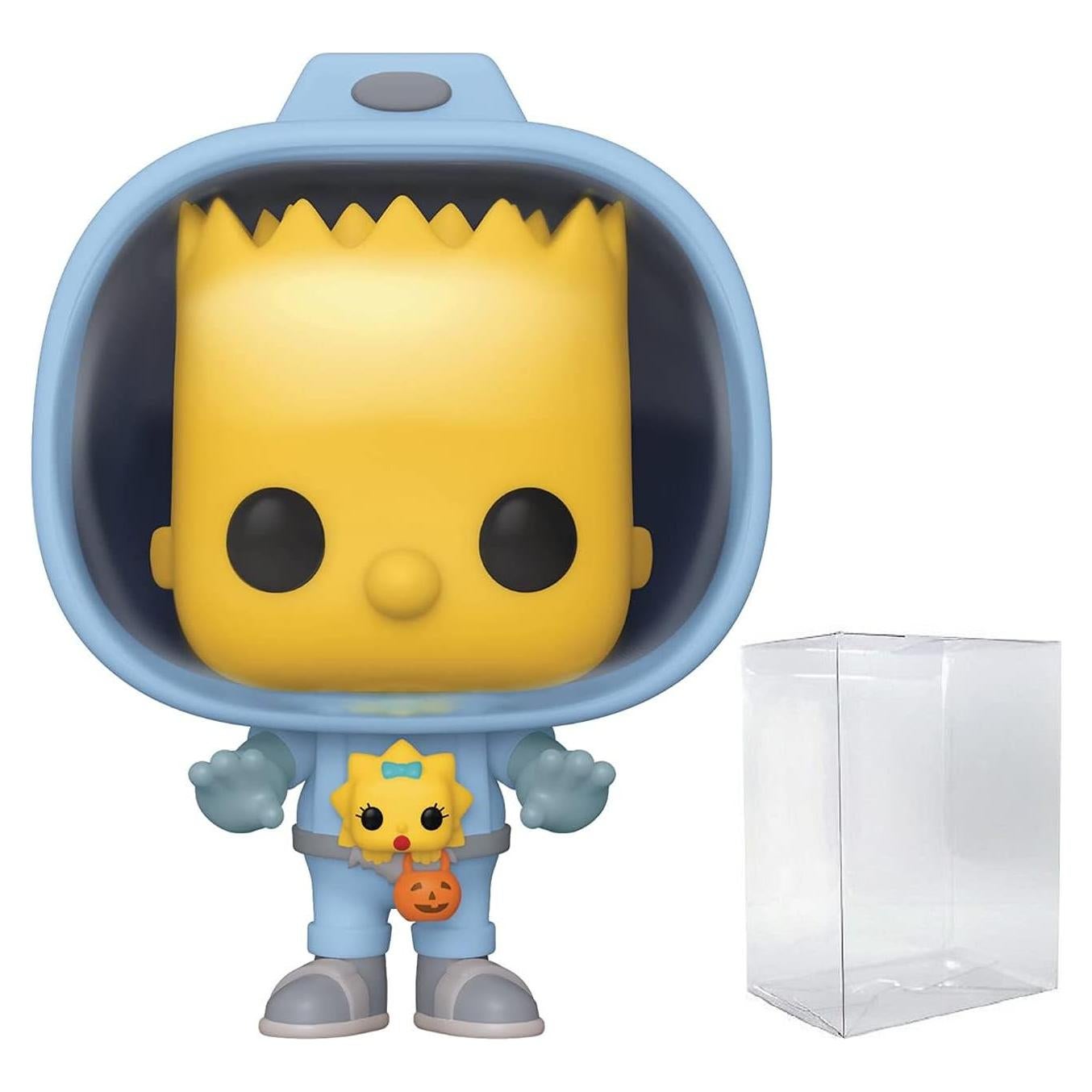 Figura de Vinilo Funko Bart con Chestburster Maggie - Los Simpsons