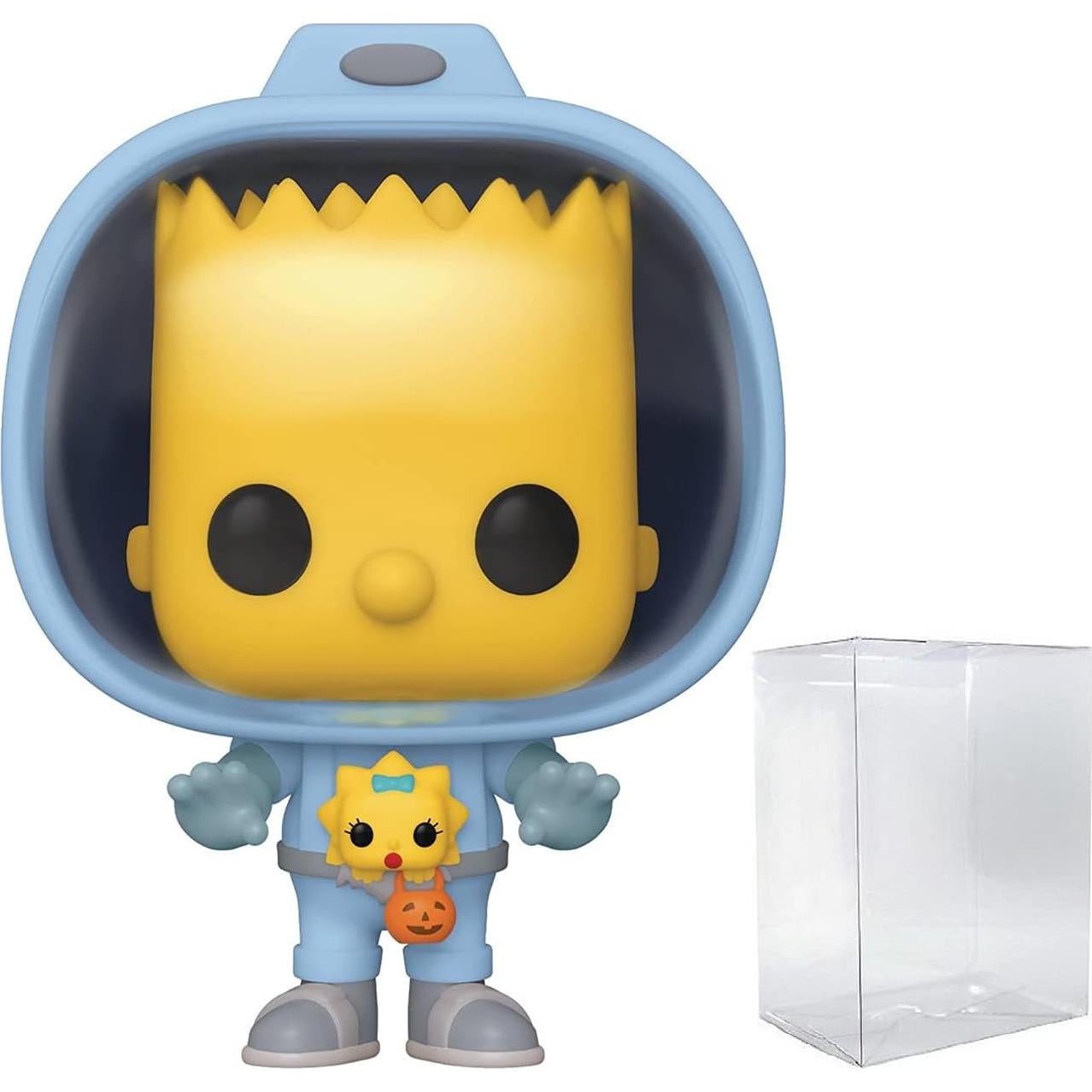 Figura de Vinilo Funko Bart con Chestburster Maggie - Los Simpsons