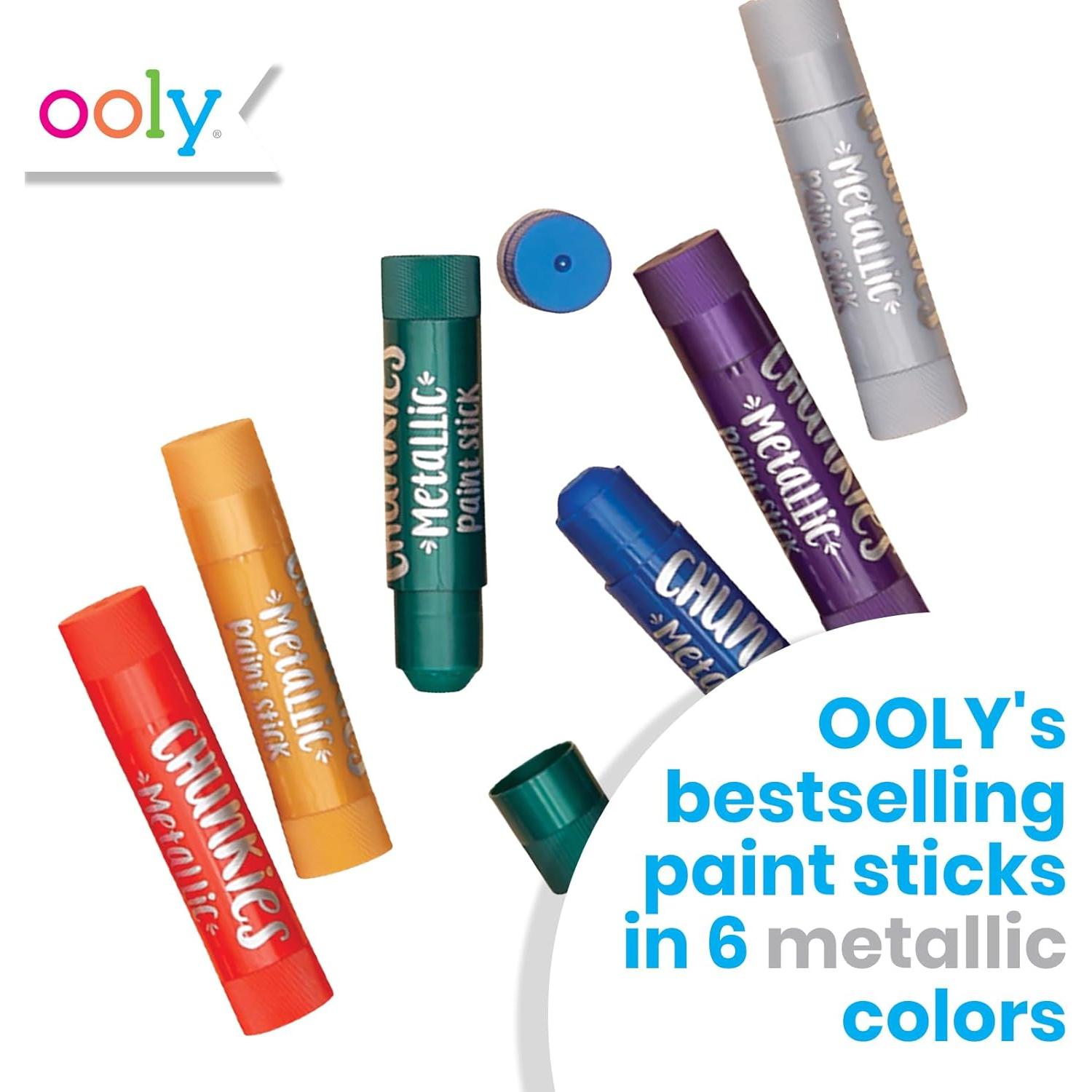 Pinturas Metálicas Ooly Chunkies 6 Barras Sin Desorden