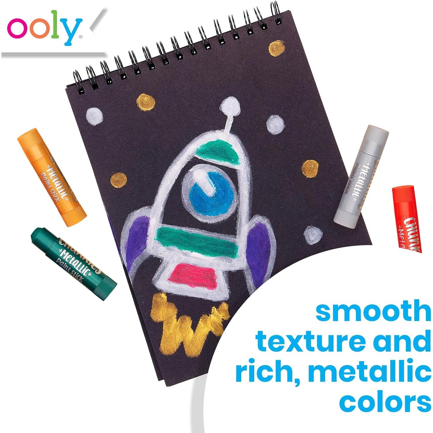 Pinturas Metálicas Ooly Chunkies 6 Barras Sin Desorden