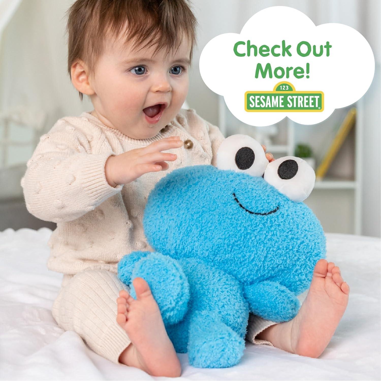 Conjunto de Juguetes de Peluche Sesame Street - Elmo, Cookie Monster, Abby Cadabby y Big Bird - 4 Piezas