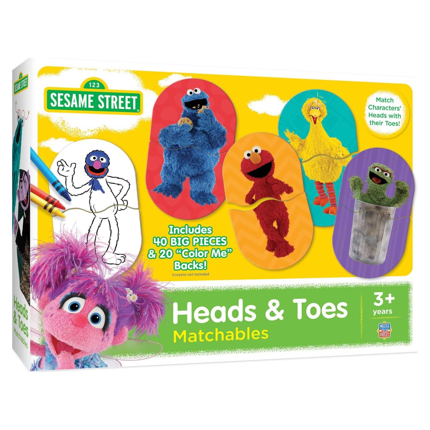 Juego de Emparejamiento Plaza Sésamo MasterPieces - 27x20cm