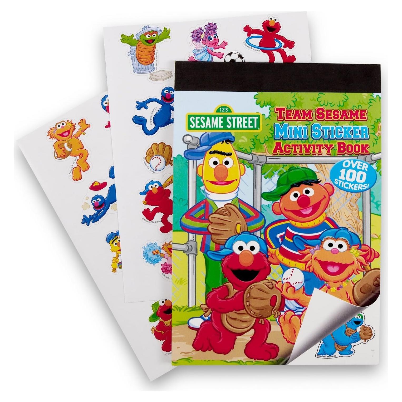 Libro de Actividades con Stickers Plaza Sésamo Bendon