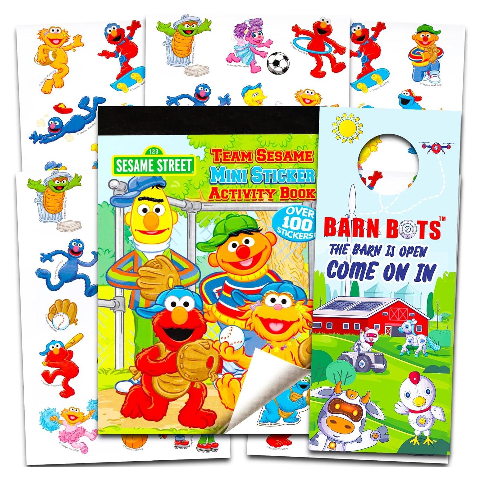 Bloc de Pegatinas de Recompensa Plaza Sésamo - 100 Unidades