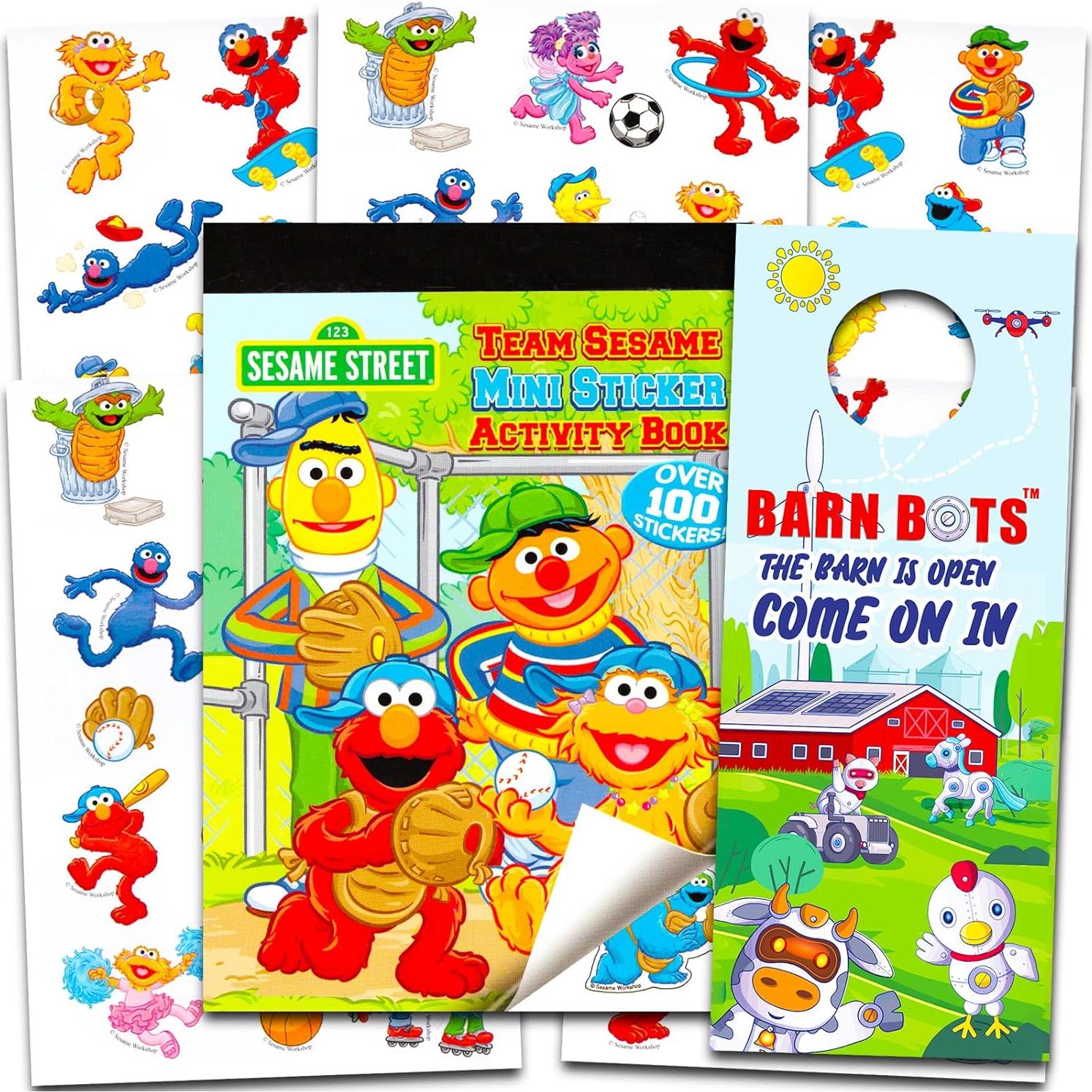 Bloc de Pegatinas de Recompensa Plaza Sésamo - 100 Unidades