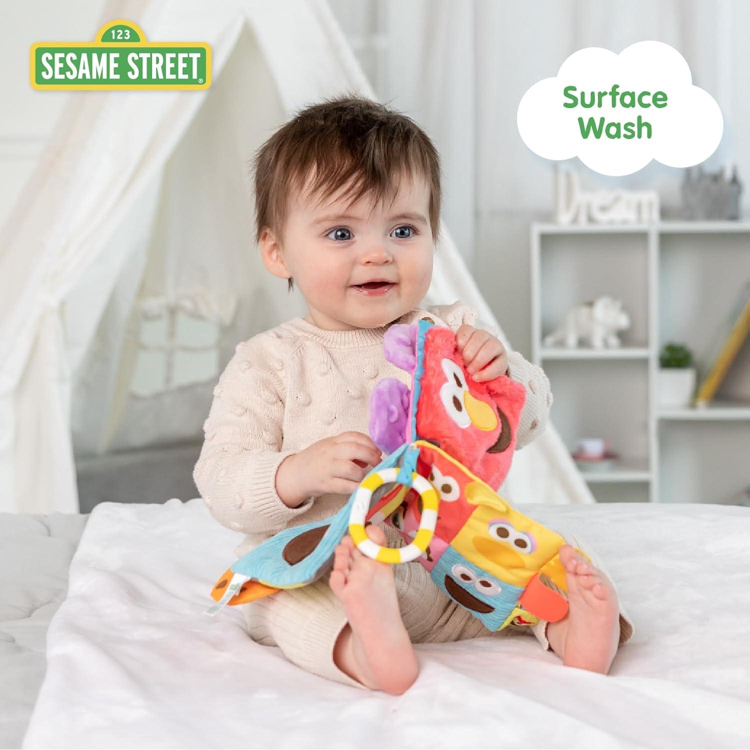 Libro Suave Sesame Street 28 cm con Personajes Sensitivos