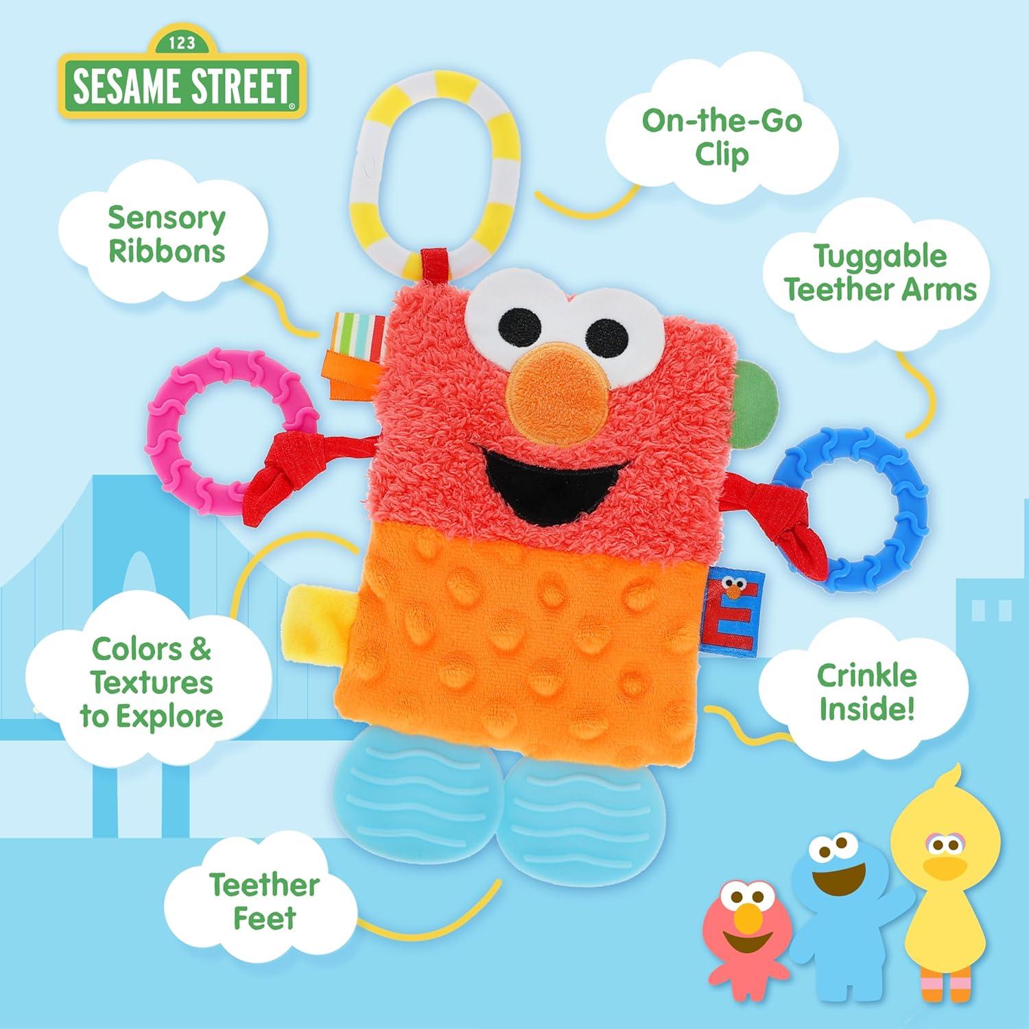 Juguete Sensorial Elmo Tirar y Etiquetar Kids Preferred 19cm