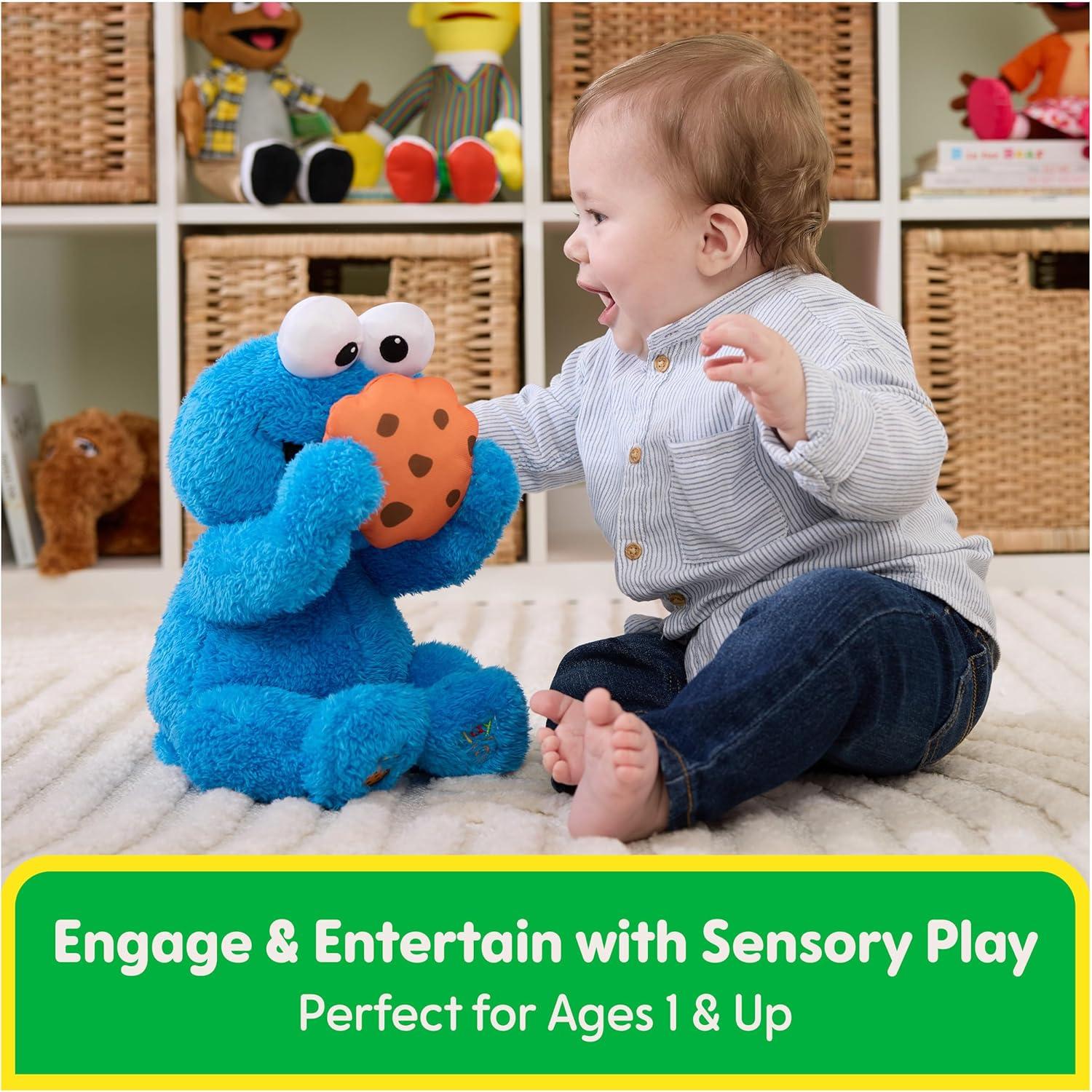 Peluche Monstruo de las Galletas GUND 28 cm Interactivo