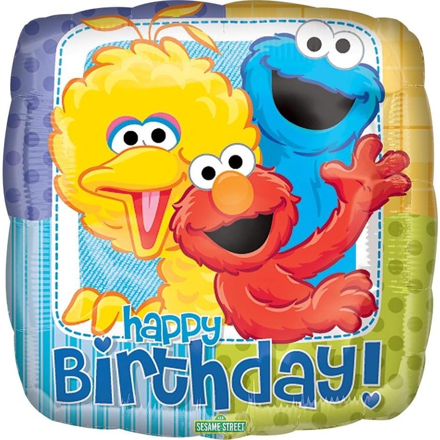 Ramo de Globos de Cumpleaños Elmo y Cookie Monster Anagram