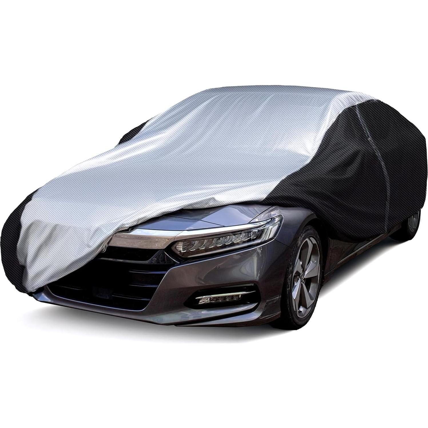 Funda de Coche Season Guard Fibra Carbono Ajuste Universal