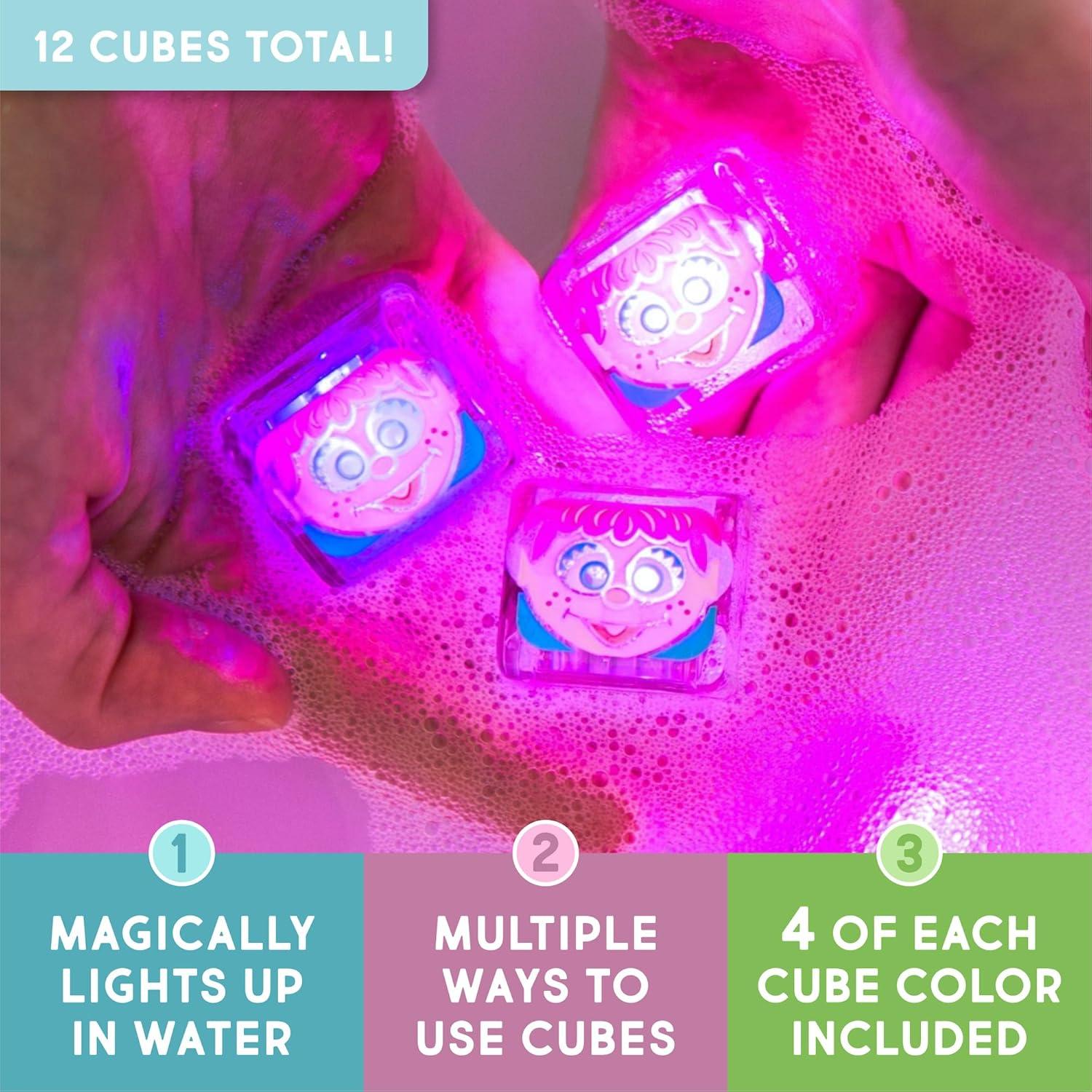 Glo Pals Cubos Iluminados Activados por Agua - 12 Paquetes