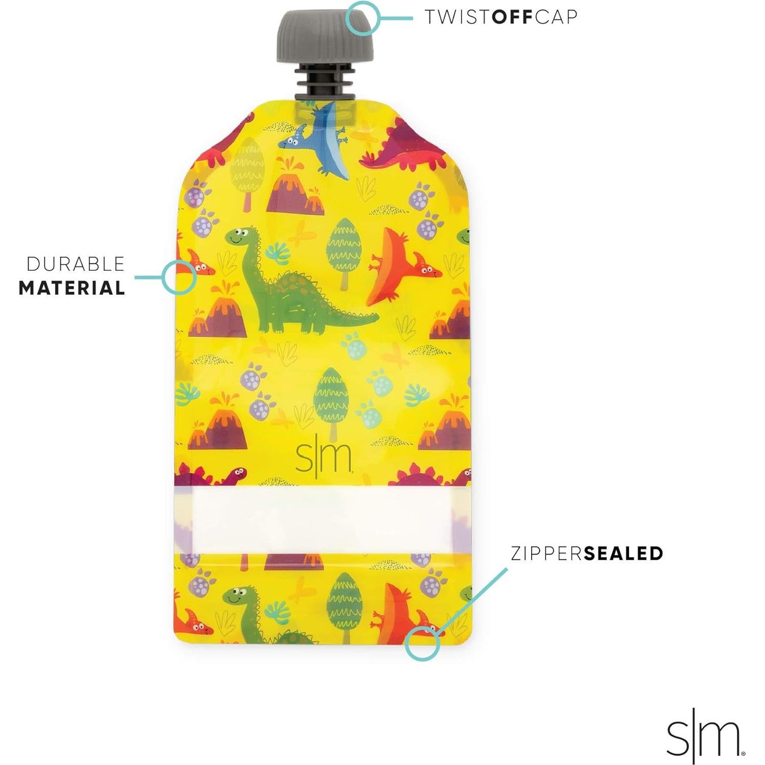 Bolsas Reutilizables de Comida Simple Modern 10-Pack 148 ml