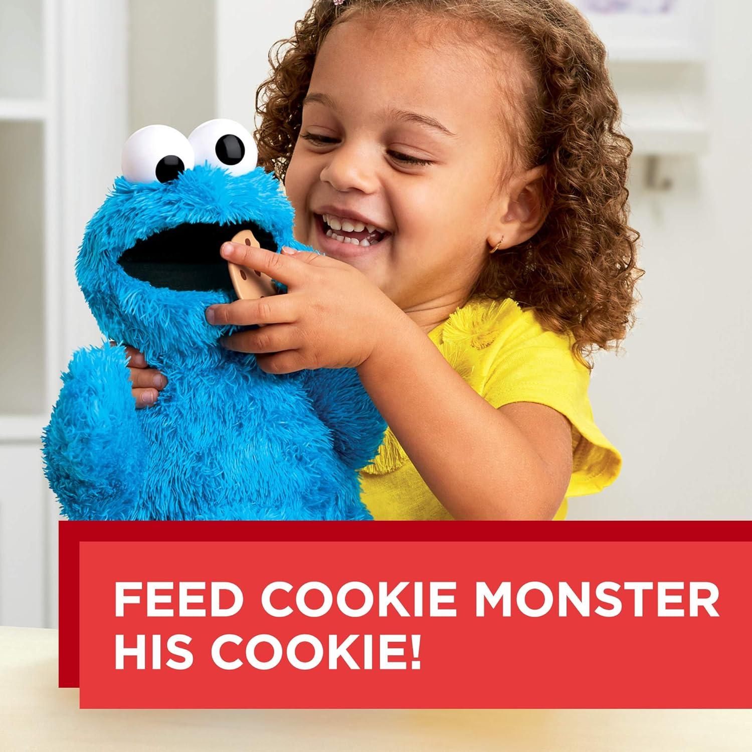 Peluche Cookie Monster Plaza Sésamo 33 cm Interactivo