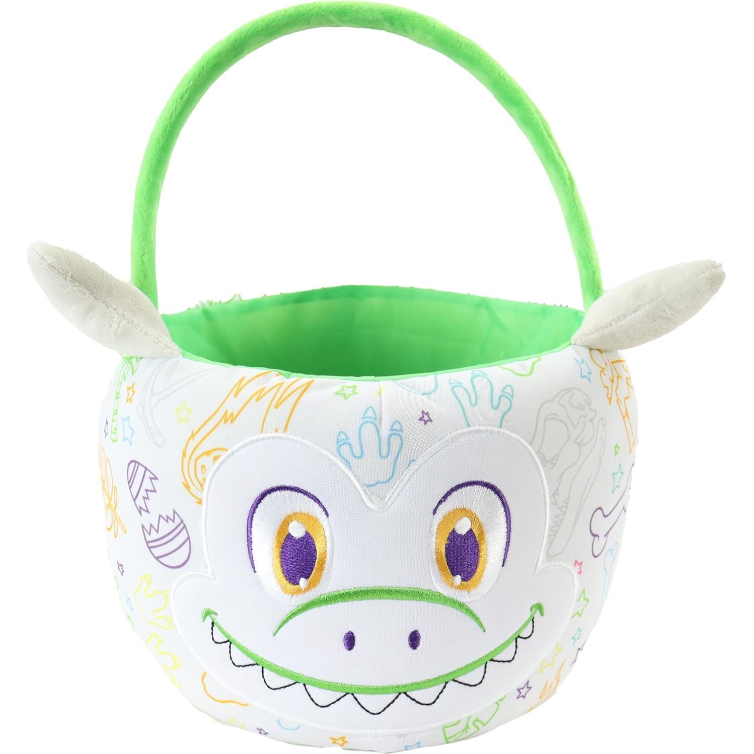 Cesta de Pascua Crayola Dinosaurio Verde + 3 Marcadores