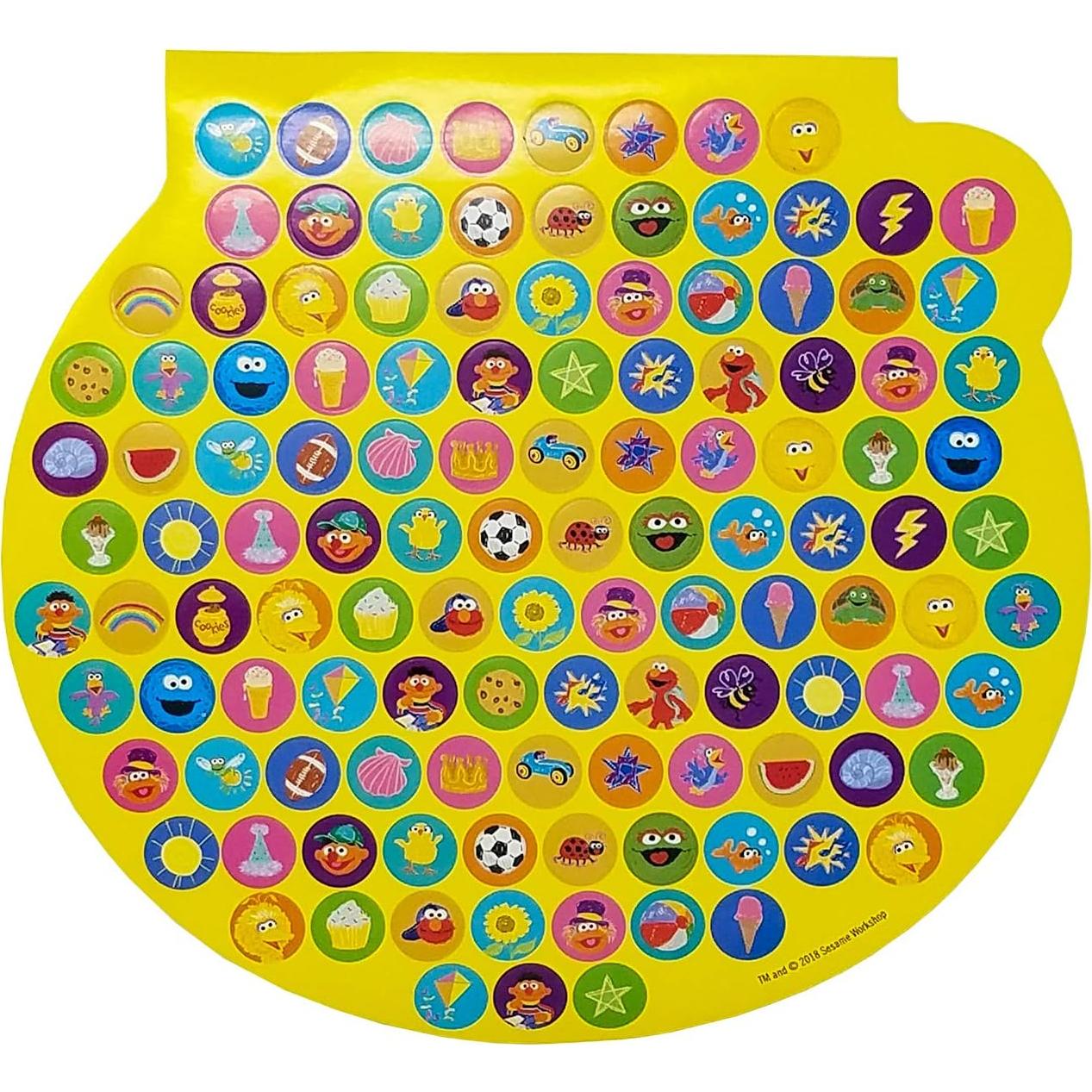 Libro de Pegatinas Plaza Sésamo Elmo - 300 Stickers