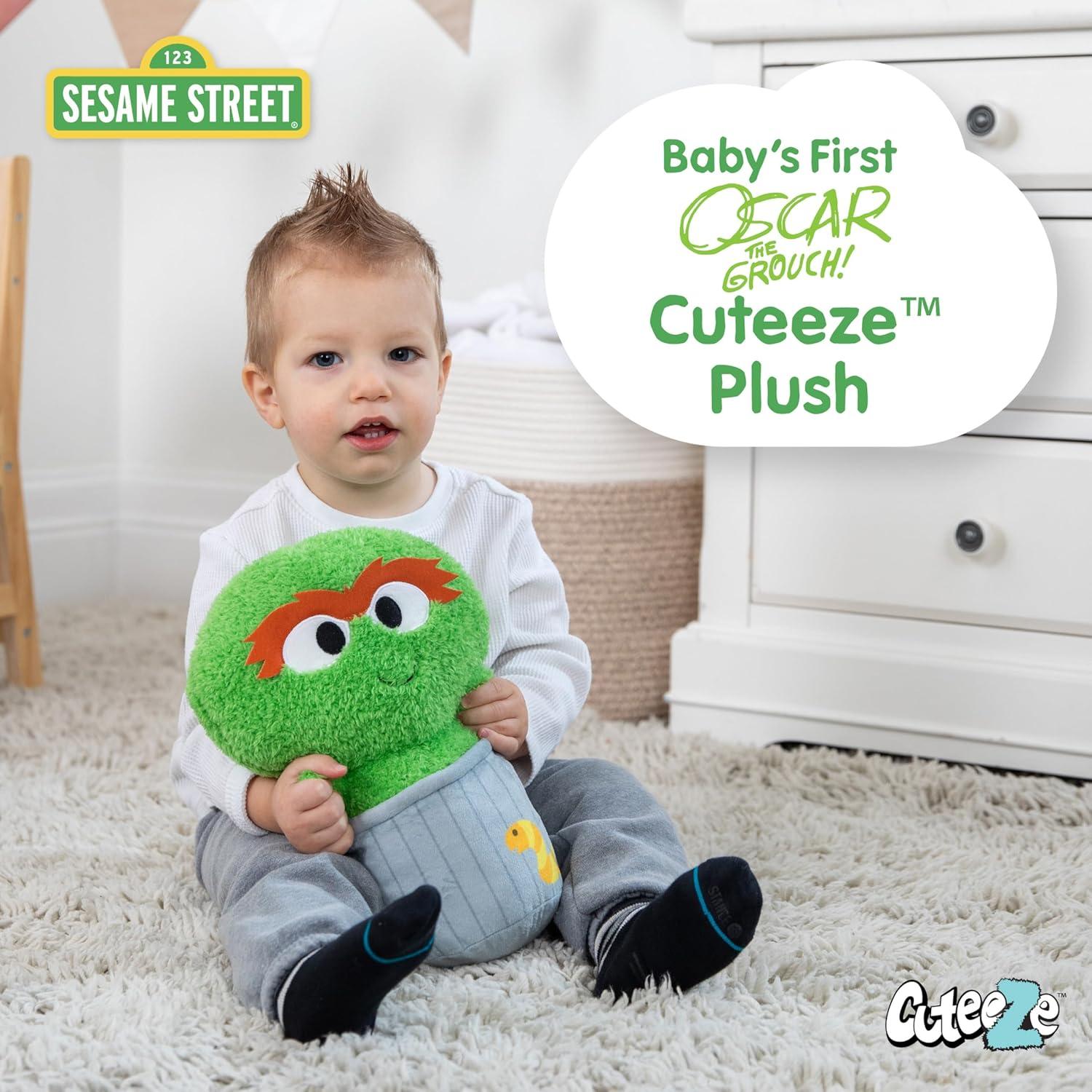 Peluche Oscar el Gruñón Plaza Sésamo 30 cm Kids Preferred