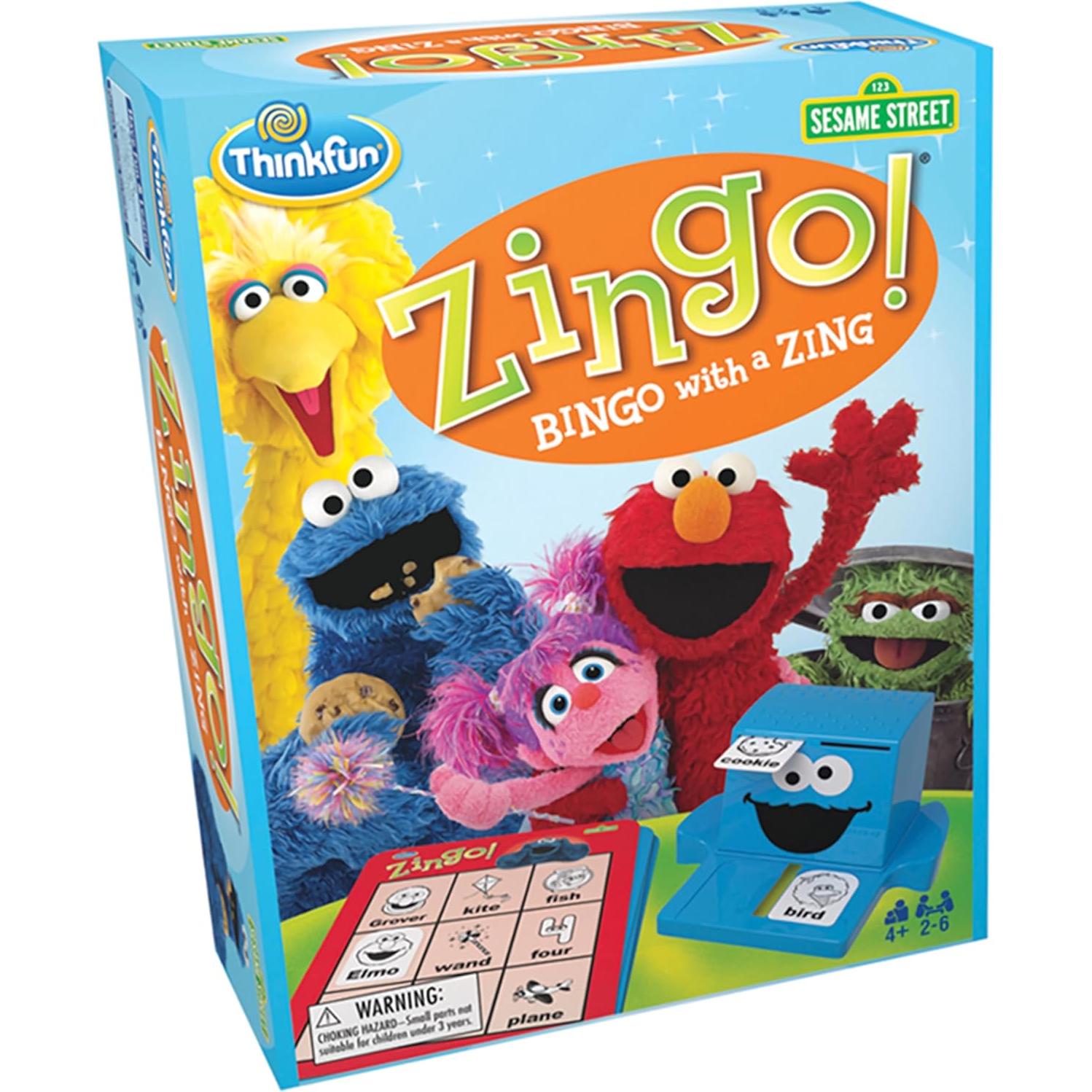 Juego de Mesa ThinkFun Zingo! Plaza Sésamo 4+