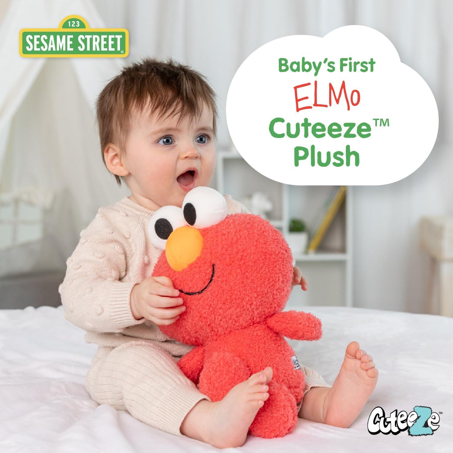 Peluche Elmo Cuteeze Kids Preferred 30.48 cm para Bebés