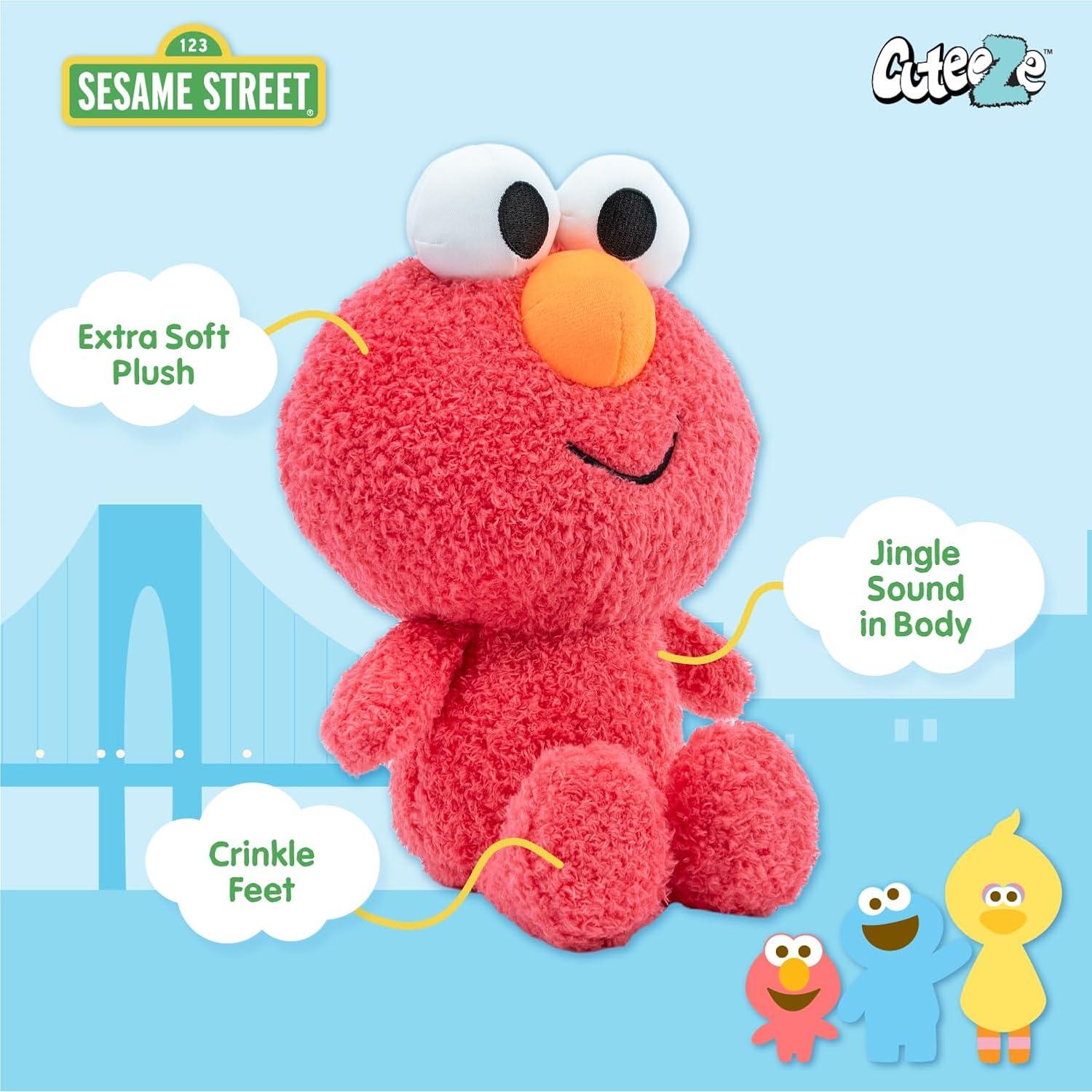 Peluche Elmo Cuteeze Kids Preferred 30.48 cm para Bebés