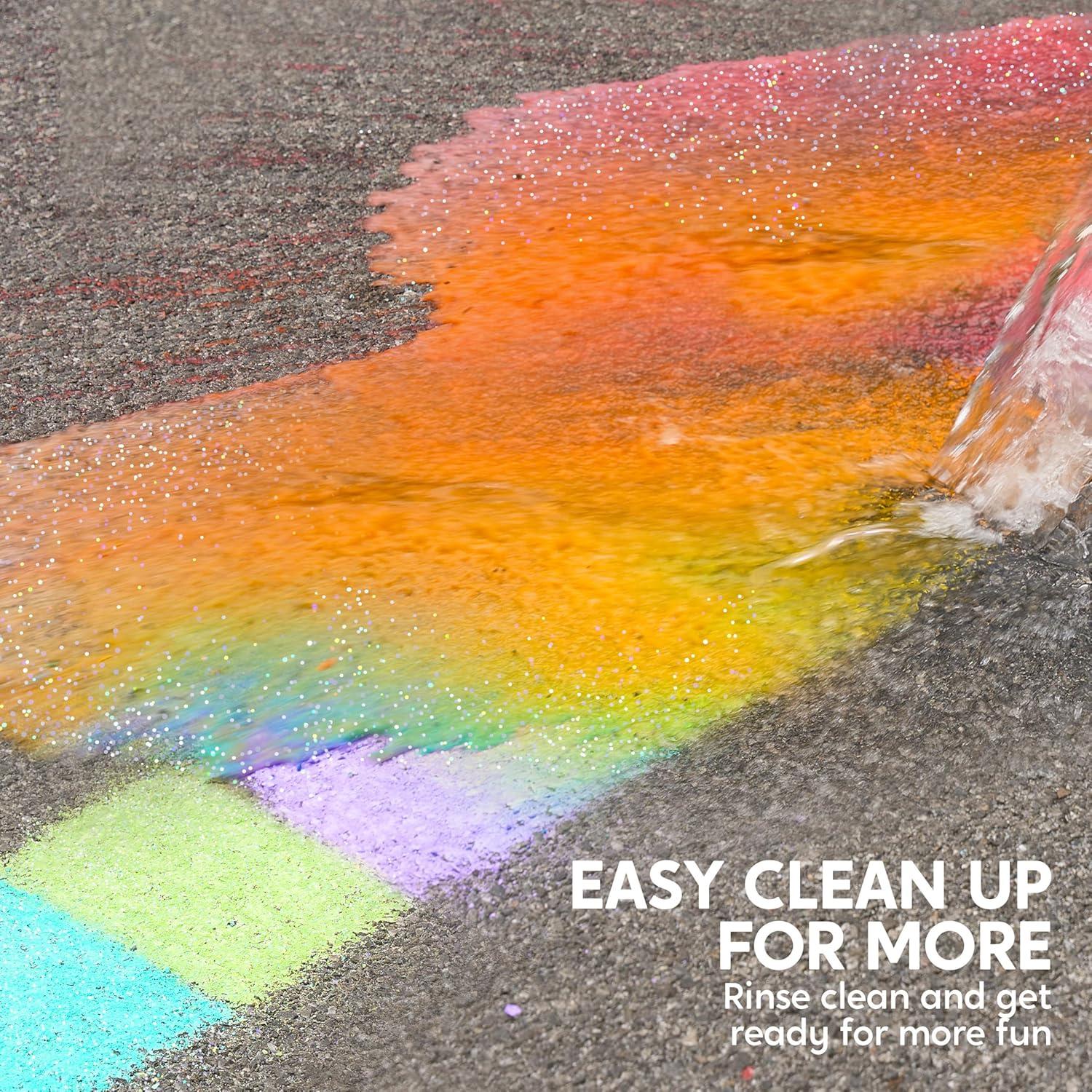 Juego de Tizas Lavables JOYIN 72 Piezas 18 Colores