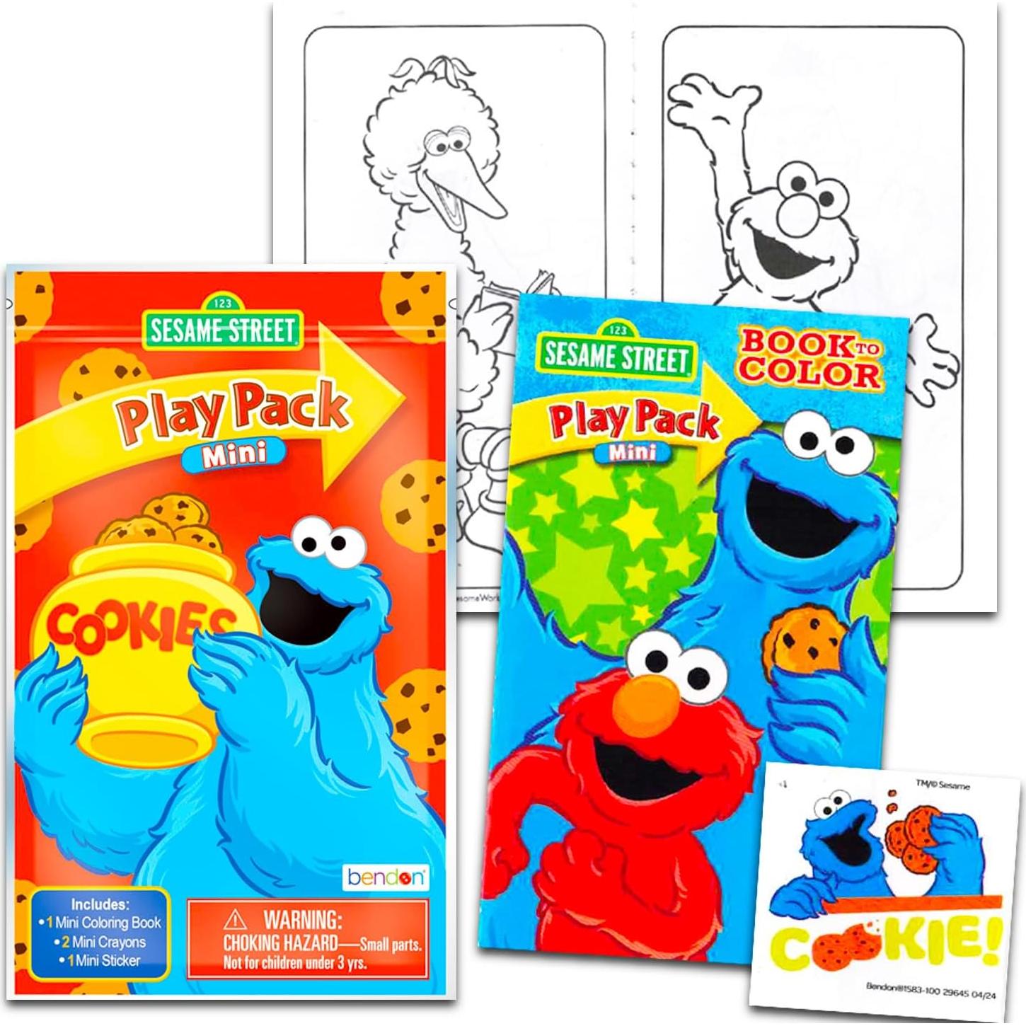 Conjunto de Fiesta Mini Cookie Monster - 24 Paquetes de Juego