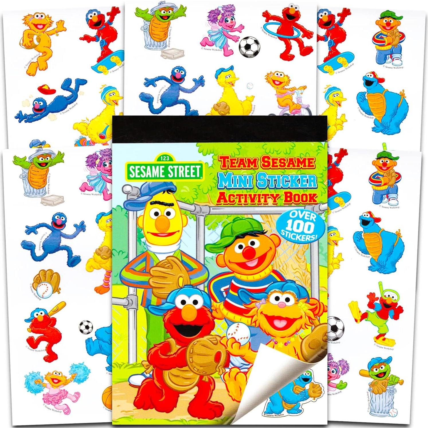 Set de Libros Interactivos Plaza Sésamo - Elmo y Colorear