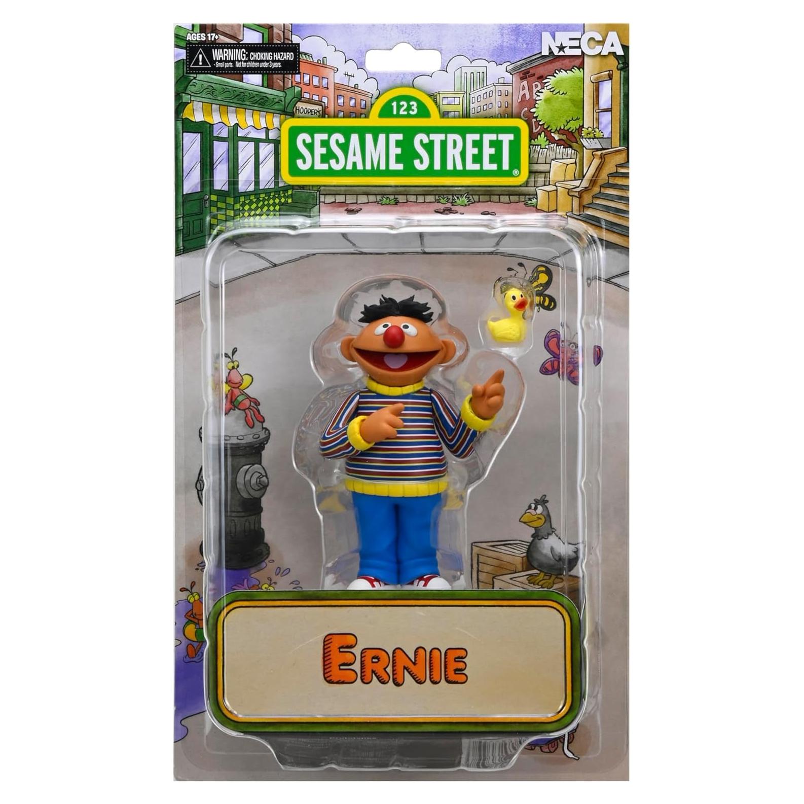 Figura de Acción NECA Plaza Sésamo Ernie 15.24 cm