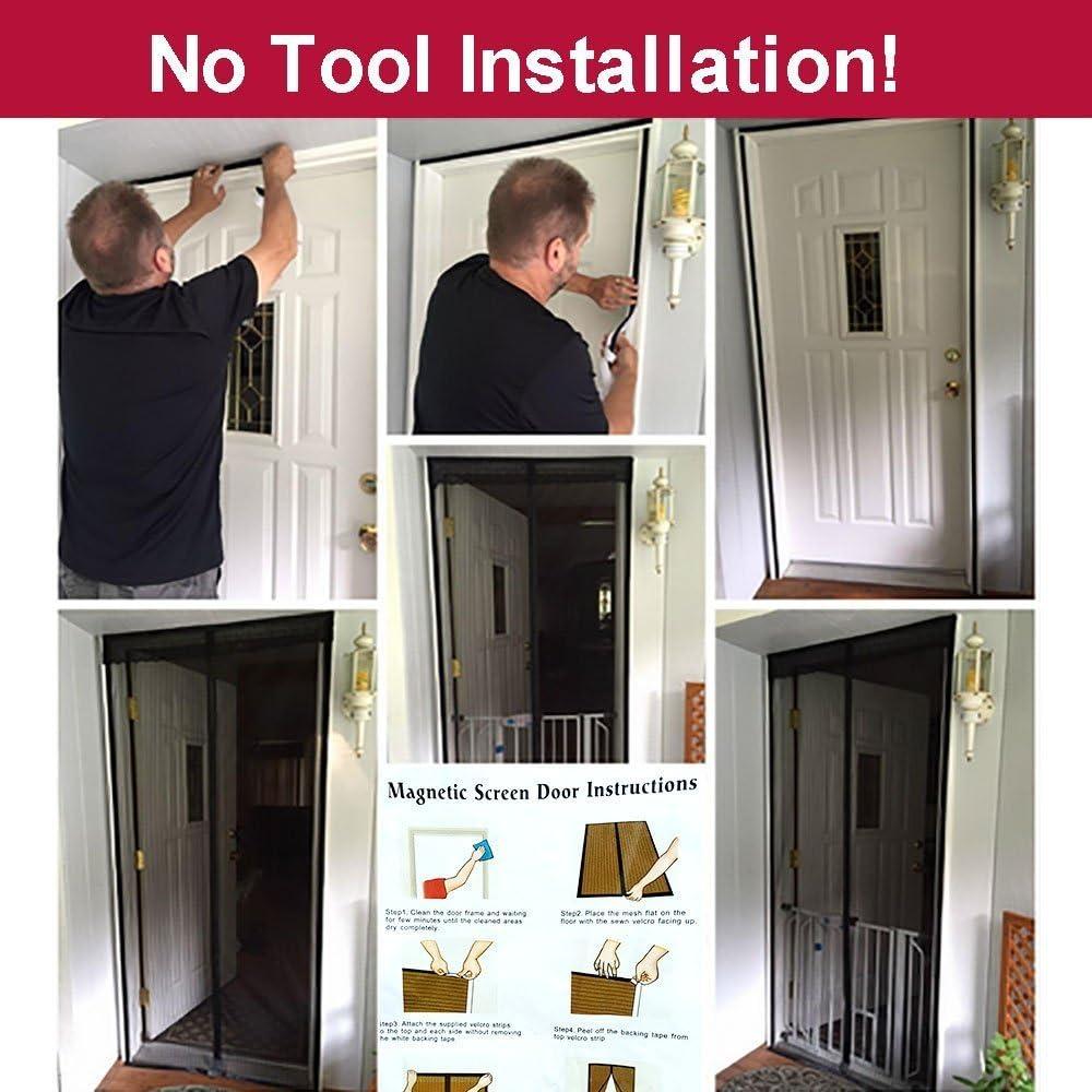 Puerta Pantalla Magnética Aloudy 39x99 cm con Velcro