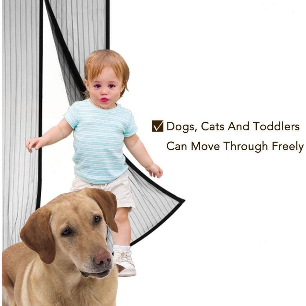 Puerta Pantalla Magnética Aloudy 39x99 cm con Velcro