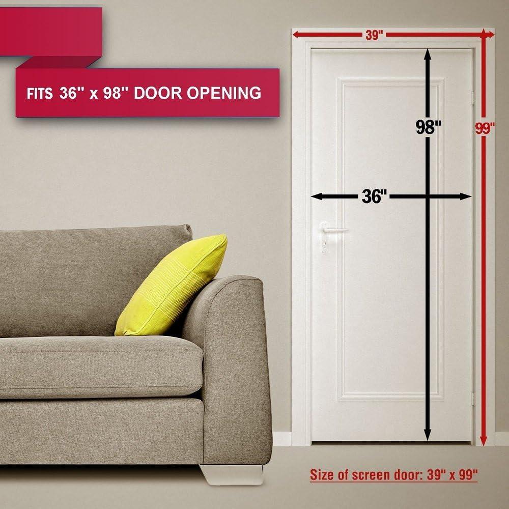 Puerta Pantalla Magnética Aloudy 39x99 cm con Velcro