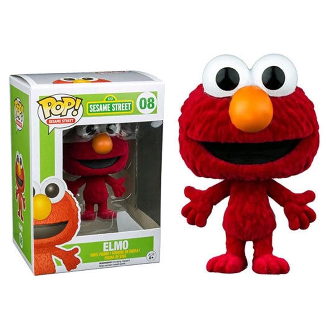 Figura de Vinilo Flocked Elmo Funko Pop 9.53 cm