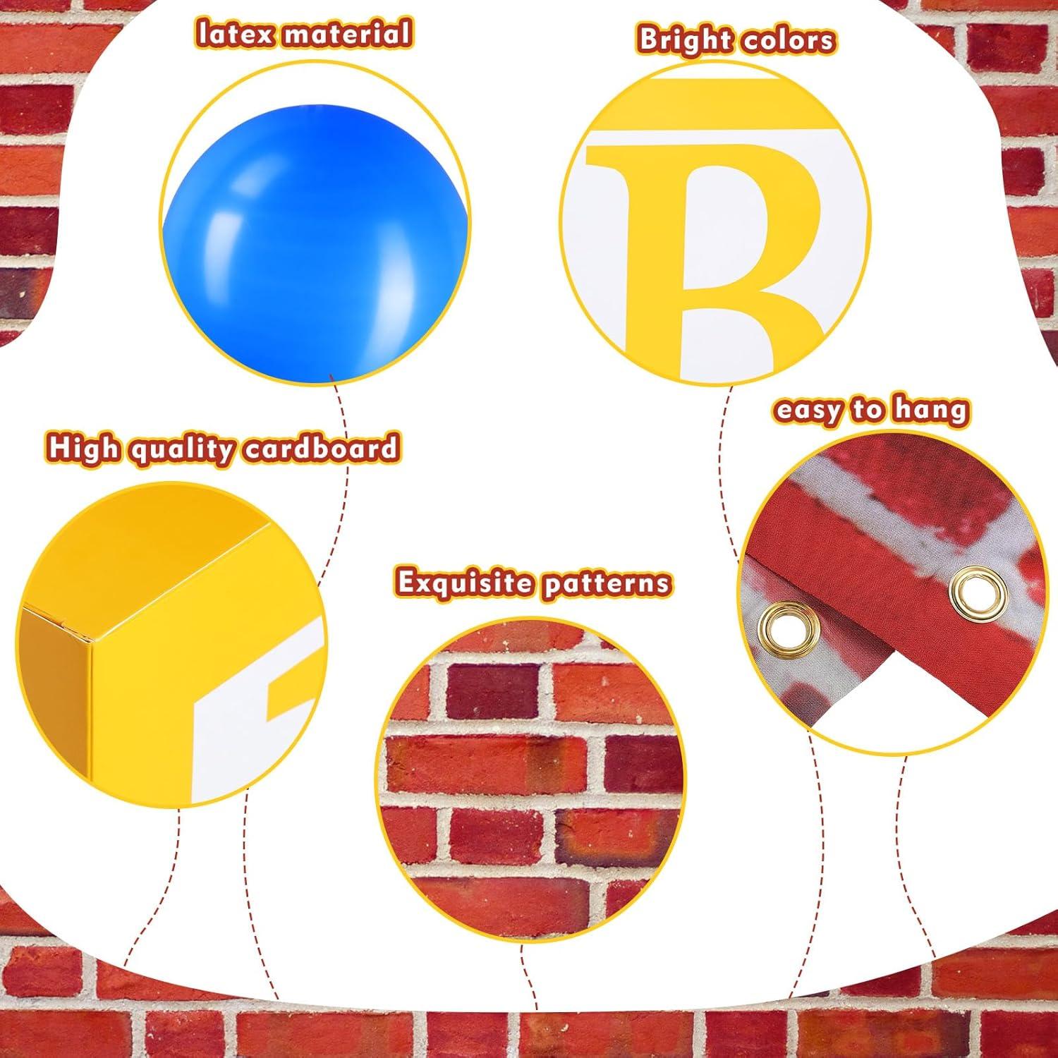 Kit de Decoración Fiesta Amigo ABC 75 Piezas - Skyygemm