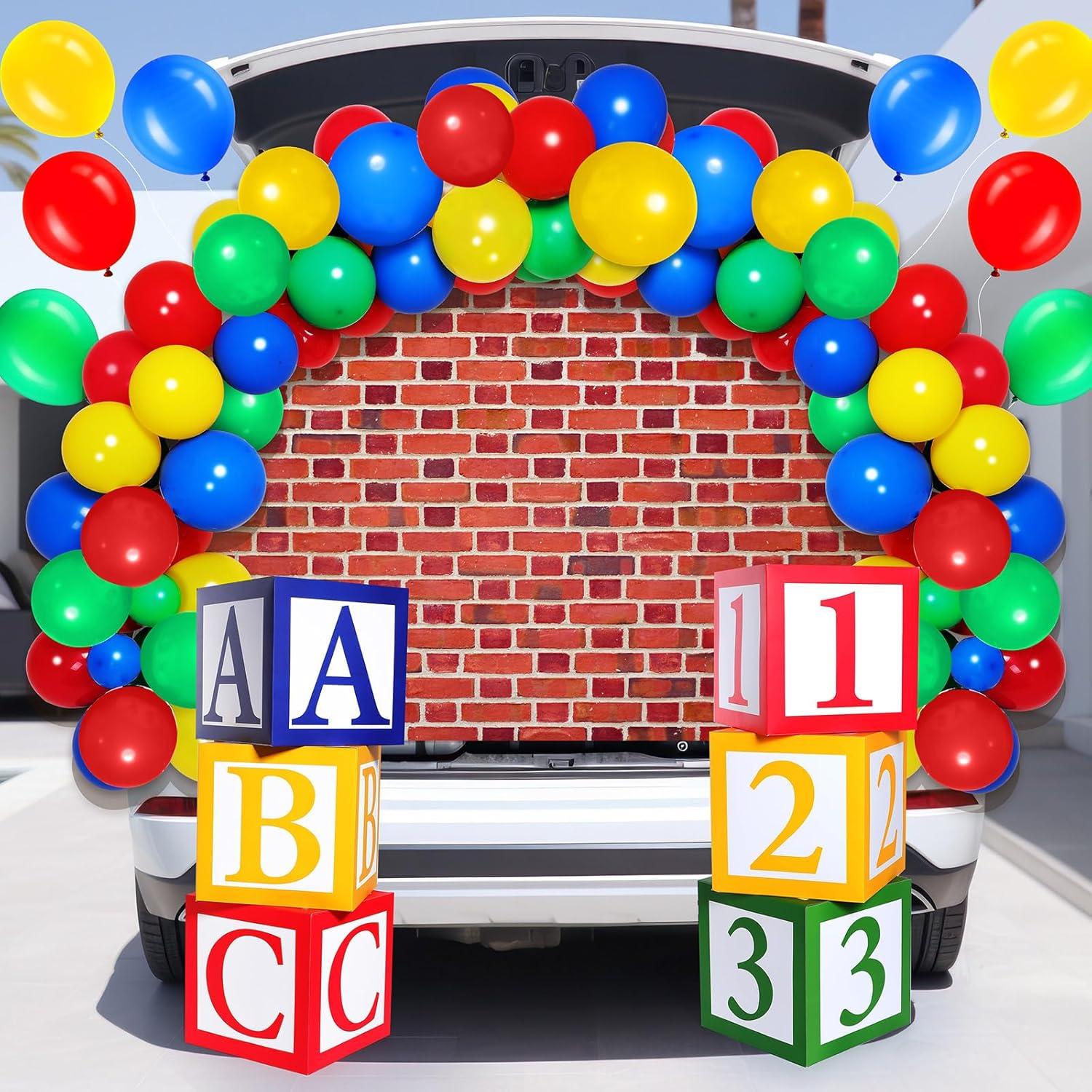 Kit de Decoración Fiesta Amigo ABC 75 Piezas - Skyygemm