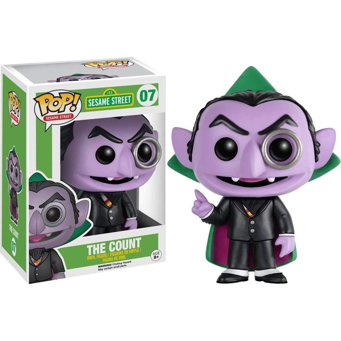 Figura de Juguete Funko POP Plaza Sésamo El Conde 9.5 cm