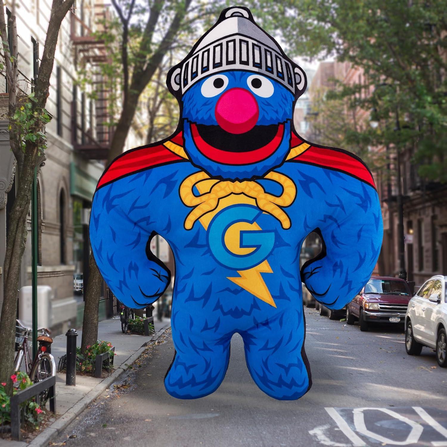 Peluches Calle Sésamo Grover Superhéroe 55.88 cm - Juguete