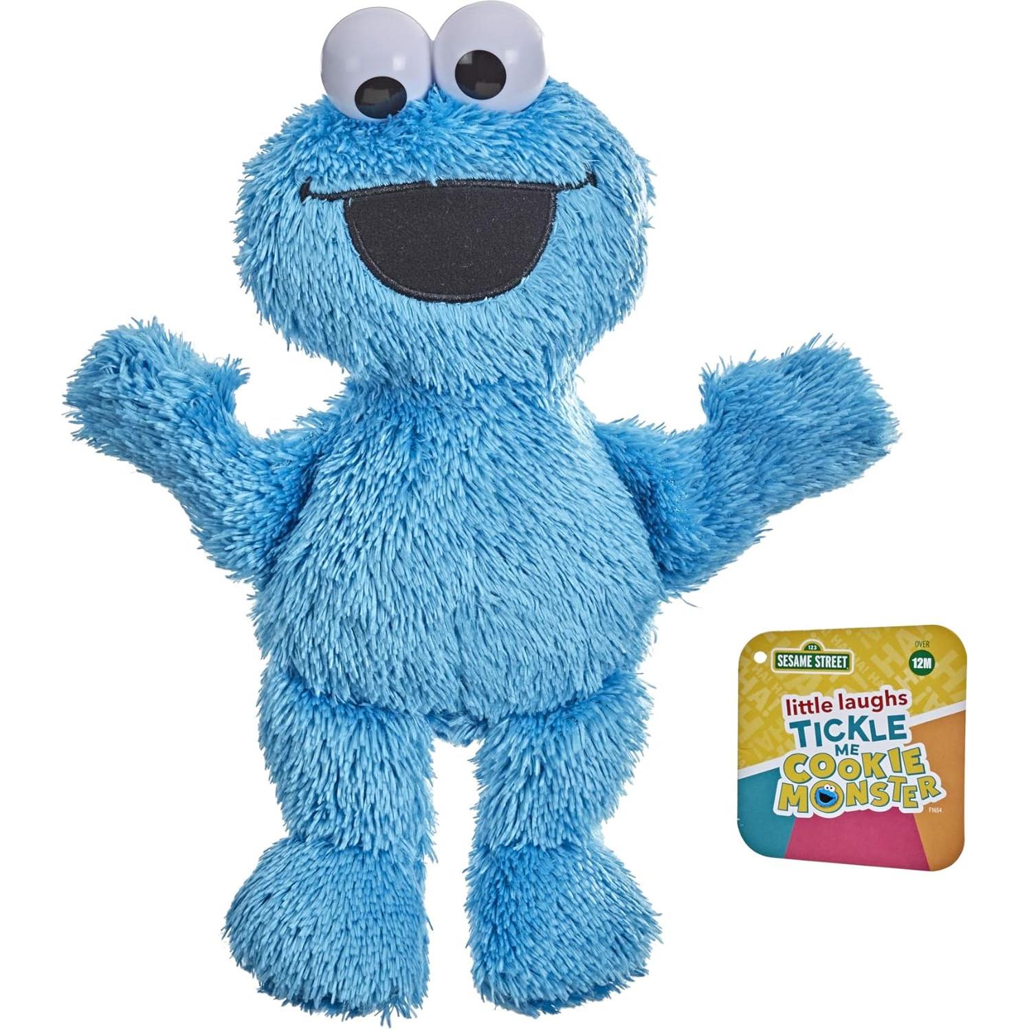 Monstruo de las Galletas Tickle Me Hasbro 24 cm Juguete de Peluche