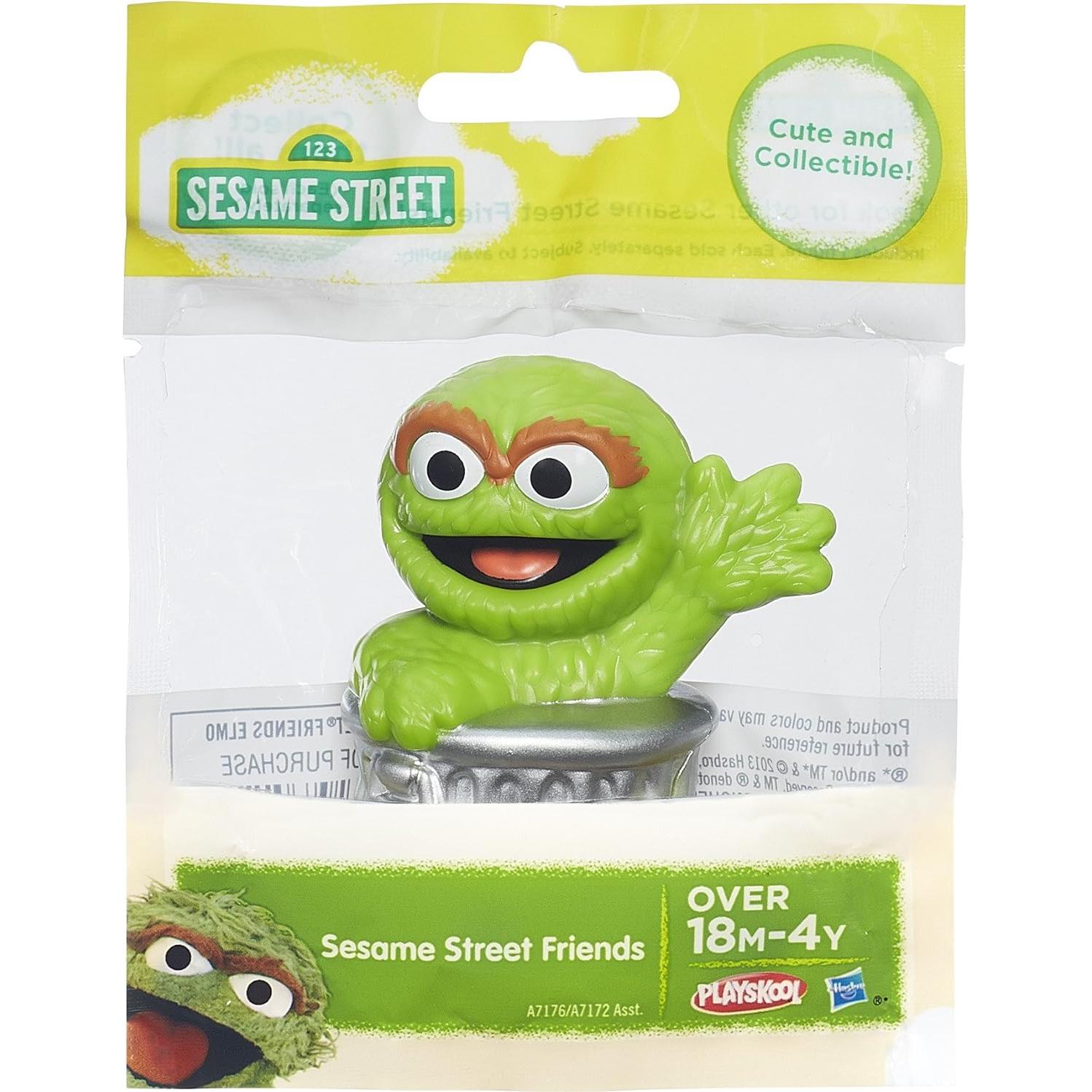 Figura de Oscar el Gruñón de Plaza Sésamo 6.35 cm