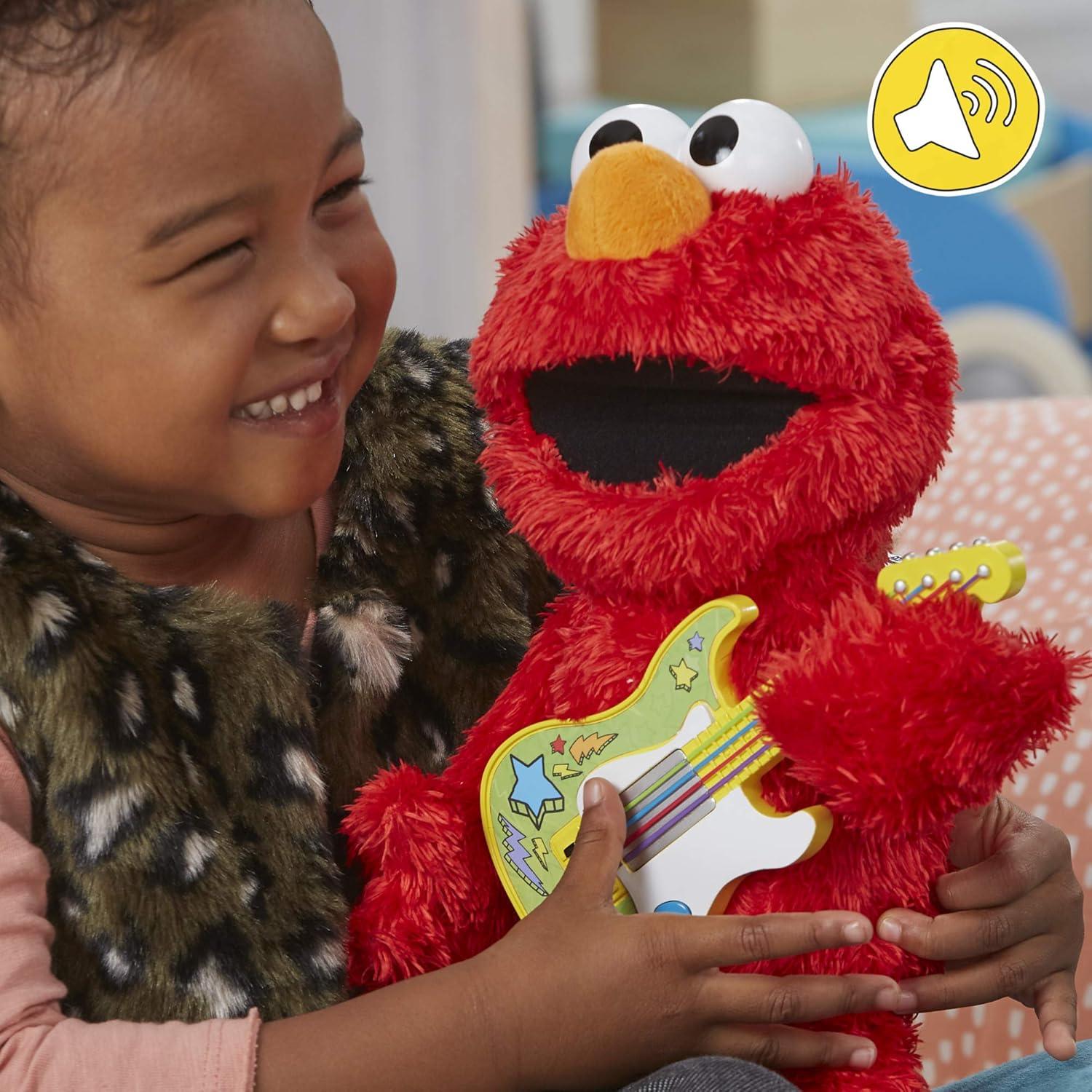 Elmo Hablante y Cantante de Rock y Rima Hasbro 40 cm