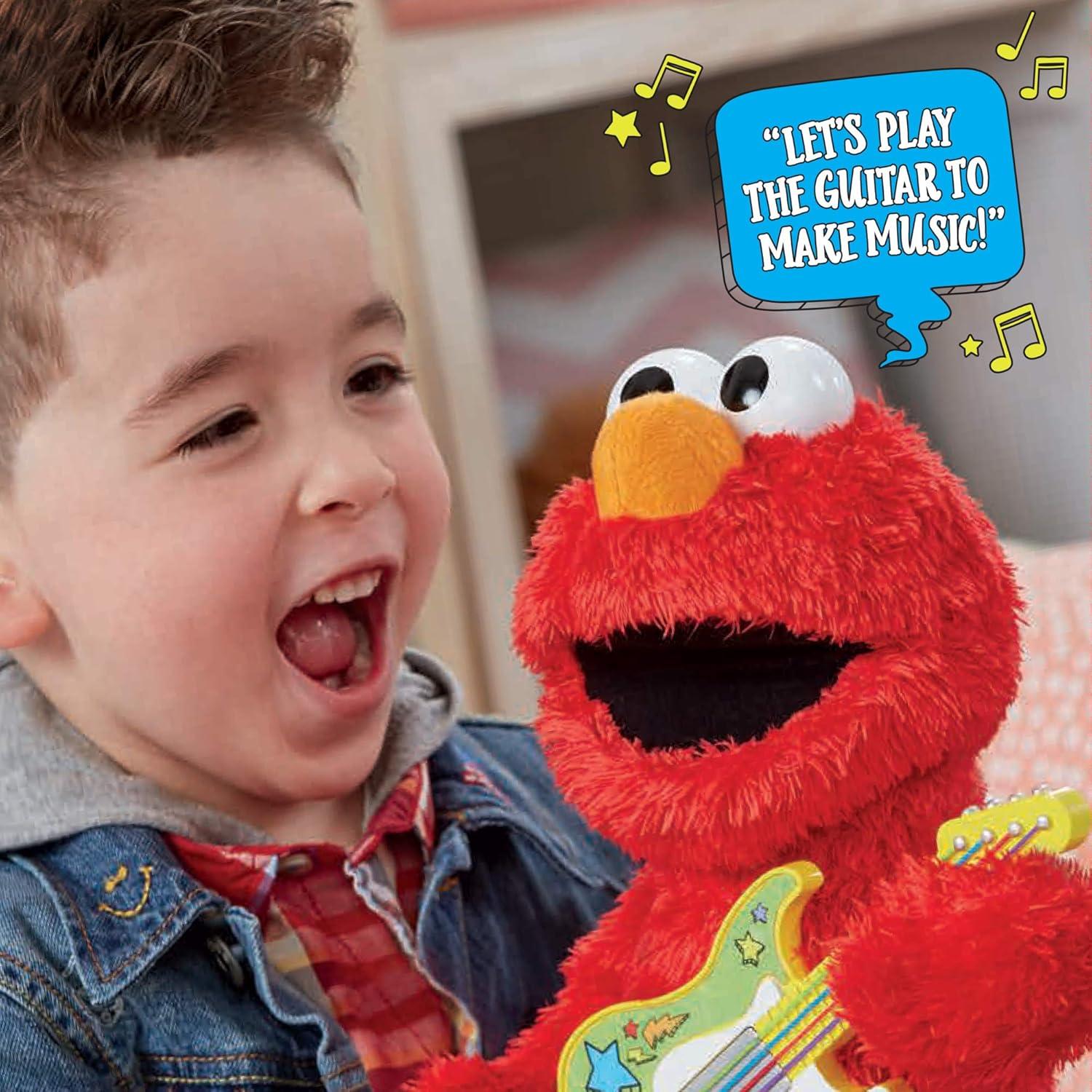 Elmo Hablante y Cantante de Rock y Rima Hasbro 40 cm