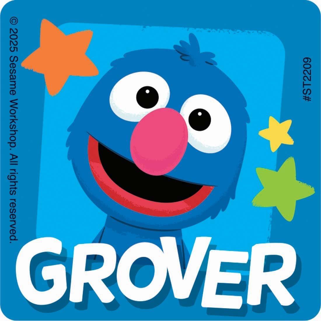 Pegatinas Plaza Sésamo 100 ct - SonrisasMakers 6.35 cm