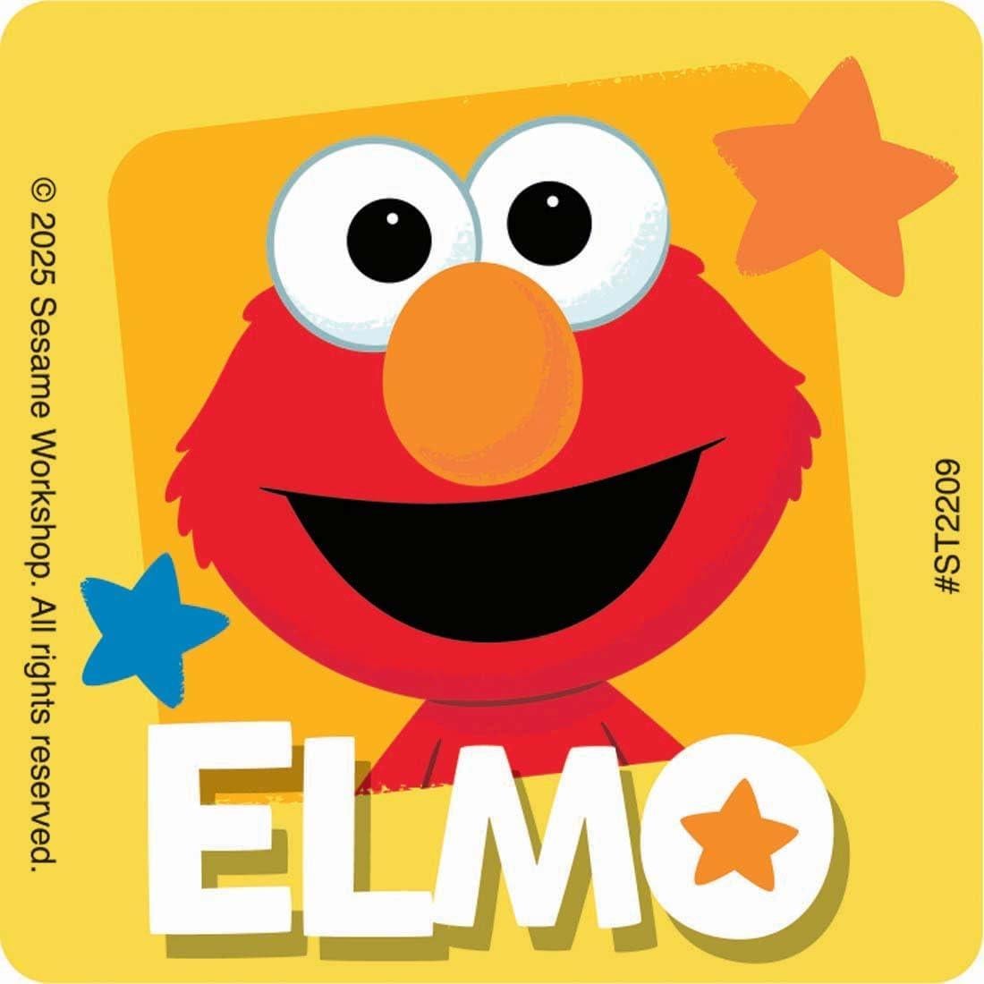 Pegatinas Plaza Sésamo 100 ct - SonrisasMakers 6.35 cm