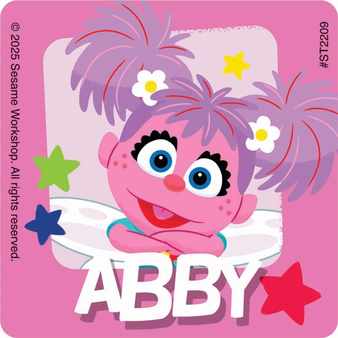 Pegatinas Plaza Sésamo 100 ct - SonrisasMakers 6.35 cm