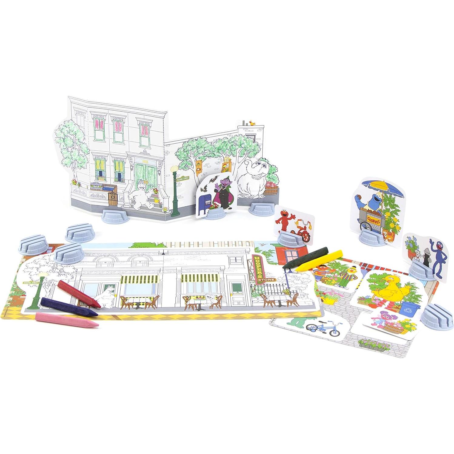 Juego de Actividades para Colorear Green Toys Neighborhood Maker - 19 Piezas