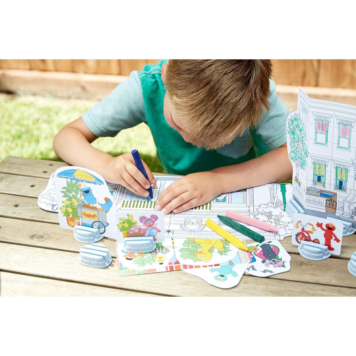 Juego de Actividades para Colorear Green Toys Neighborhood Maker - 19 Piezas