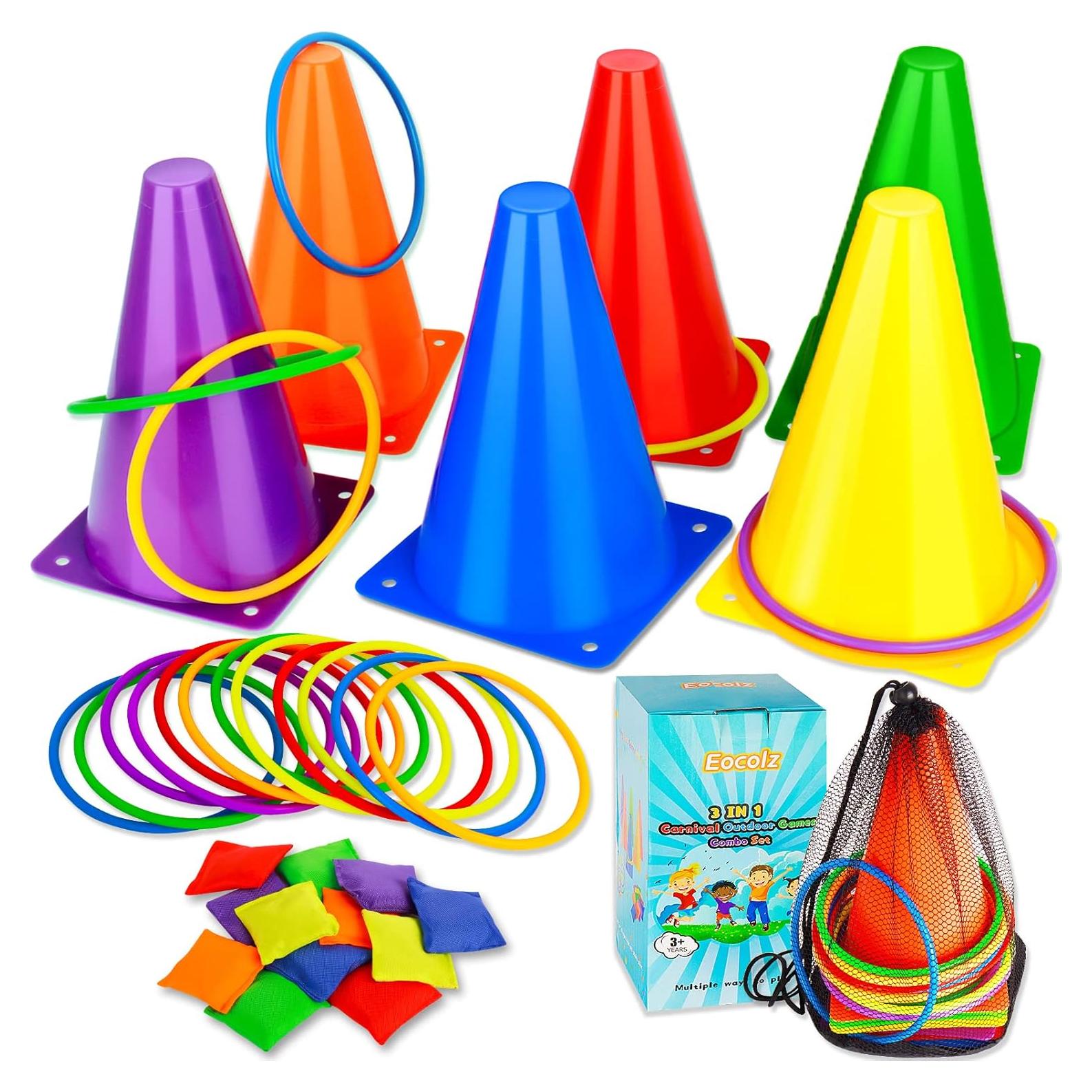 Conjunto de Juegos de Carnaval 3 en 1 Eocolz - 31 Piezas